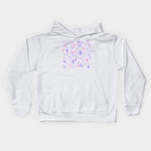 Colorful watercolor drips circle art Kids Hoodie